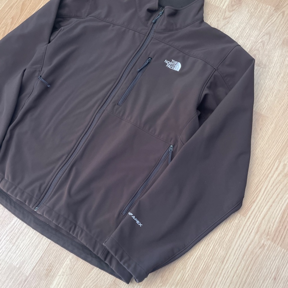 The North Face Mens Brown TNF Apex Fleece Lined Jacket Size XL - Picture 2 of 12
